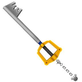 Sora's Kingdom Key keyblade.